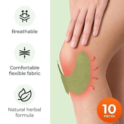 🌿 Knee Pain Relief Patches – Pack of 10/20/30 🌿