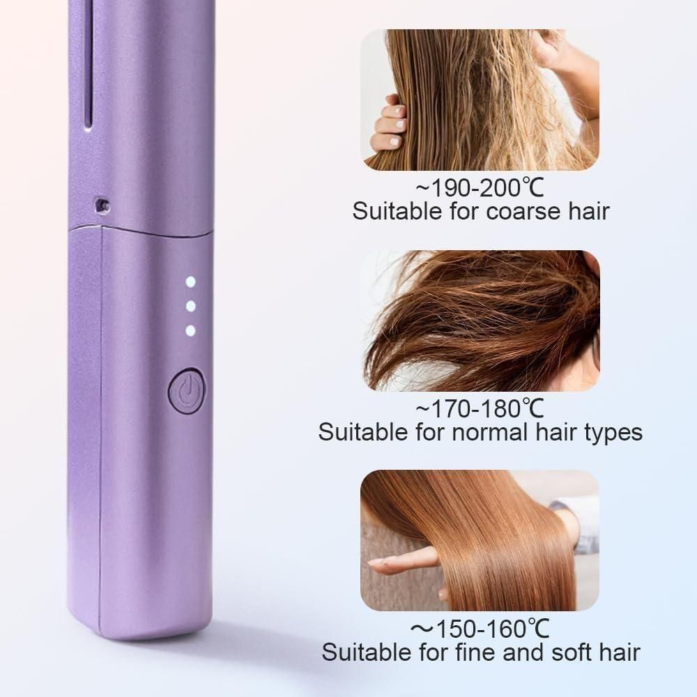 β¨ Meneflix Portable Mini Hair Straightener β Cordless, Rechargeable & Travel-Friendly