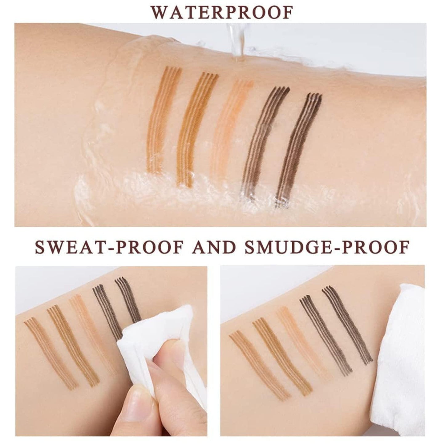 β¨ Waterproof 4-Points Microblading Eyebrow Pen with Micro Fork Tip Applicator β¨