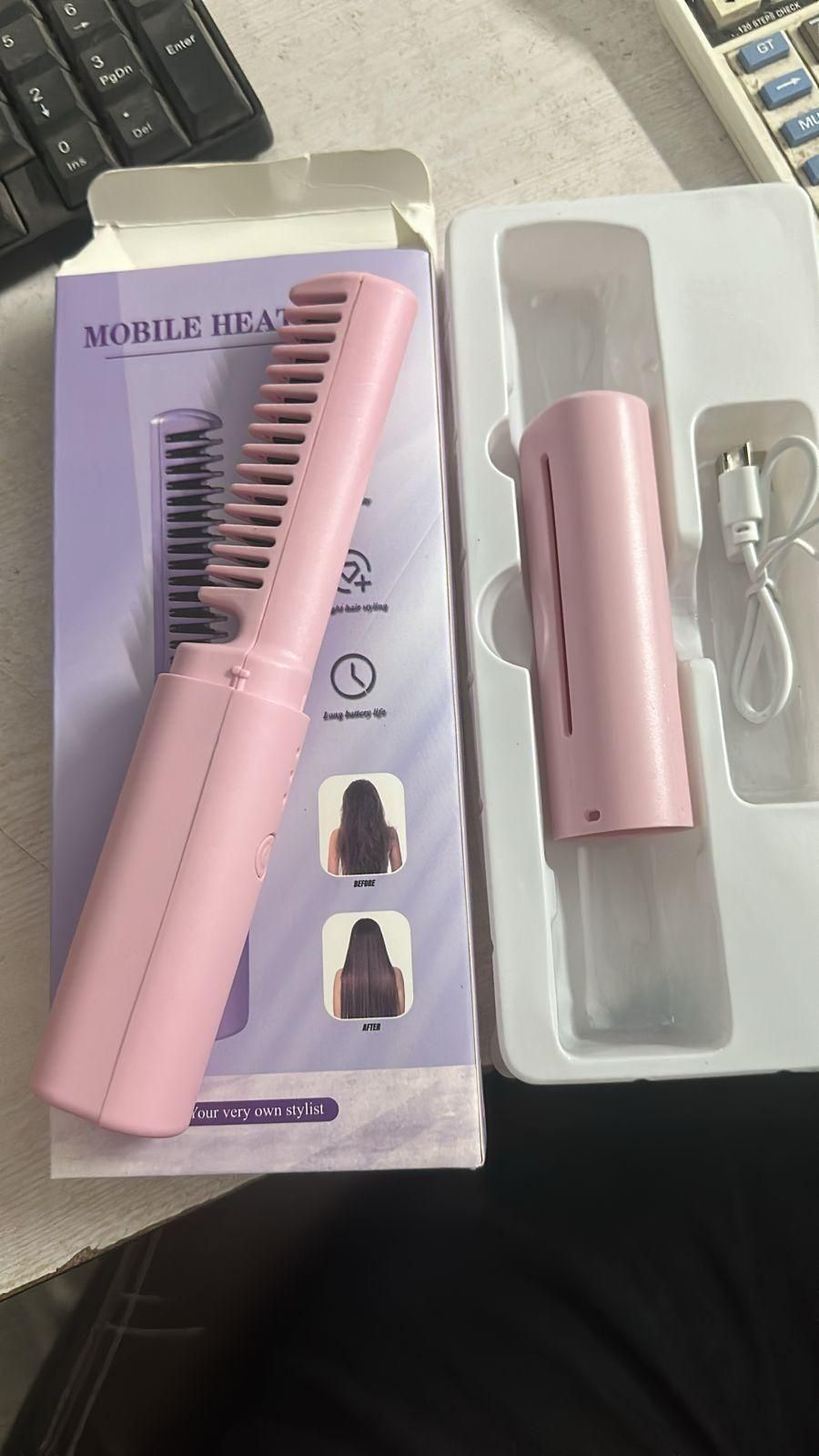 β¨ Meneflix Portable Mini Hair Straightener β Cordless, Rechargeable & Travel-Friendly