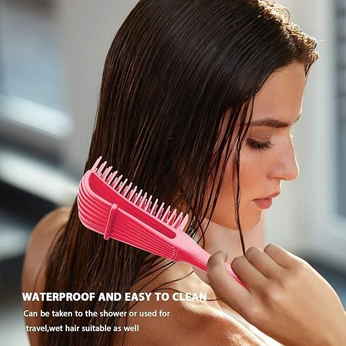 No-Tear Detangling Brush – Gentle Glide for All Hair Types | Anti-Breakage Design