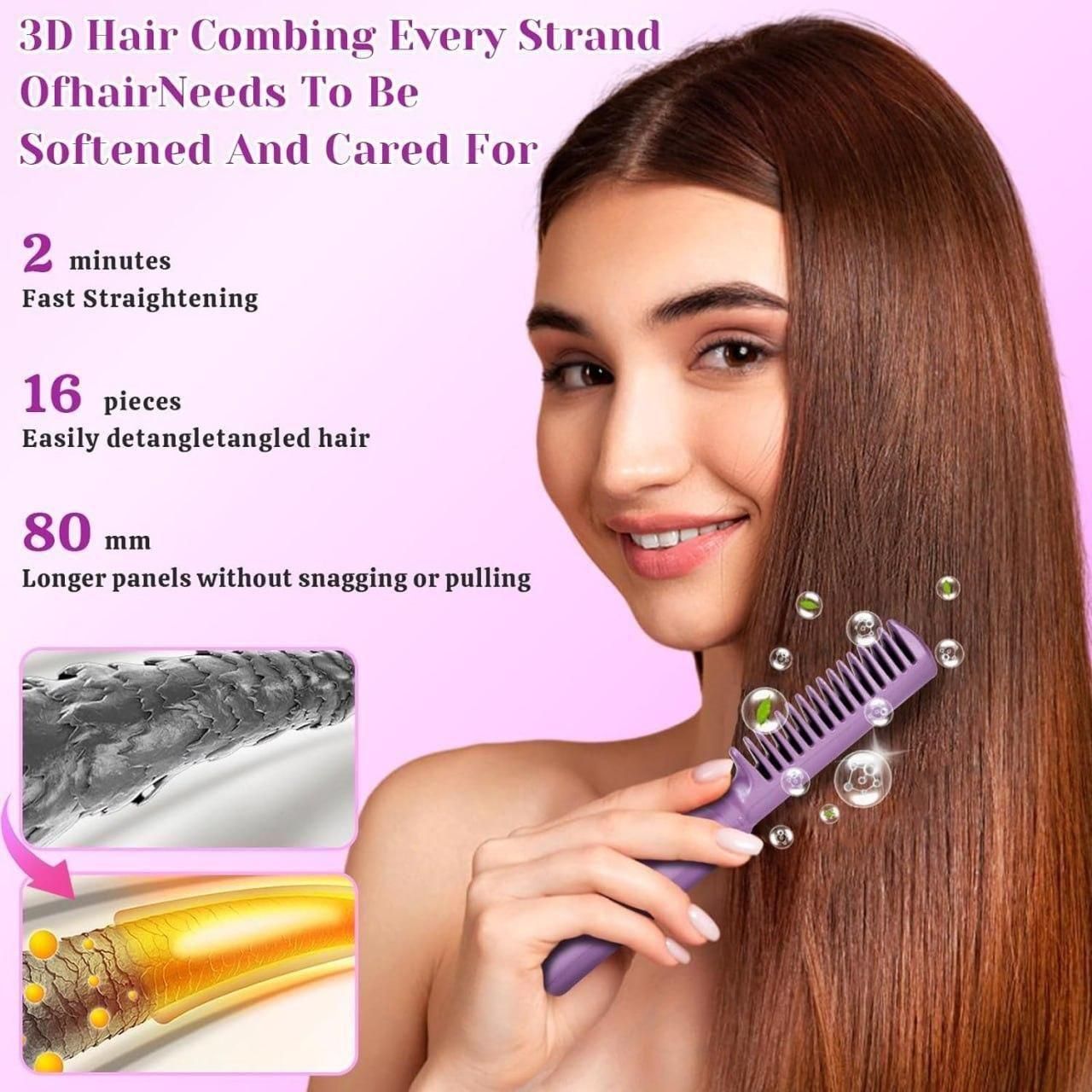 ✨ Meneflix Portable Mini Hair Straightener – Cordless, Rechargeable &amp; Travel-Friendly