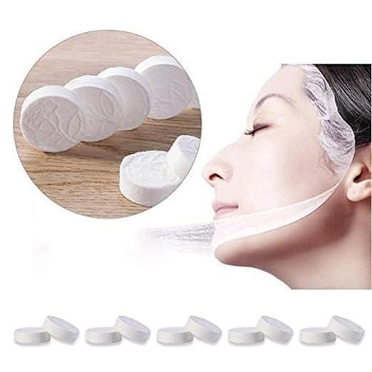 Disposable Face Mask Tablets – Pack of 50 | DIY Skincare Sheets for Hydration & Glow