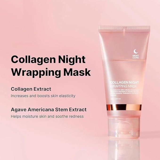Collagen Night Wrapping Peel-Off Mask – Wake Up to Radiant, Youthful Skin