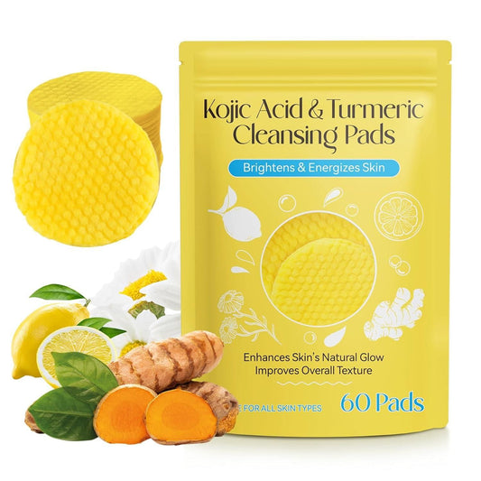 💛 Turmeric & Kojic Acid Cleansing Pads – Glow in Every Swipe! 💛