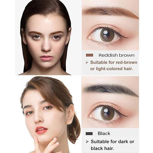 ✨ Waterproof 4-Points Microblading Eyebrow Pen with Micro Fork Tip Applicator ✨