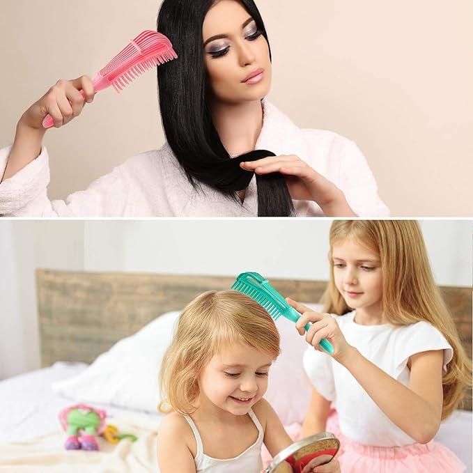 No-Tear Detangling Brush – Gentle Glide for All Hair Types | Anti-Breakage Design