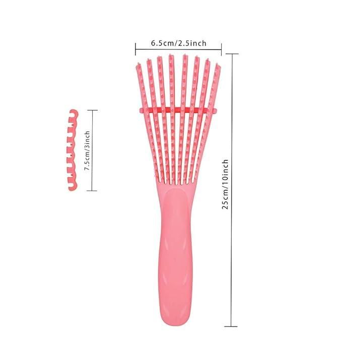 No-Tear Detangling Brush – Gentle Glide for All Hair Types | Anti-Breakage Design